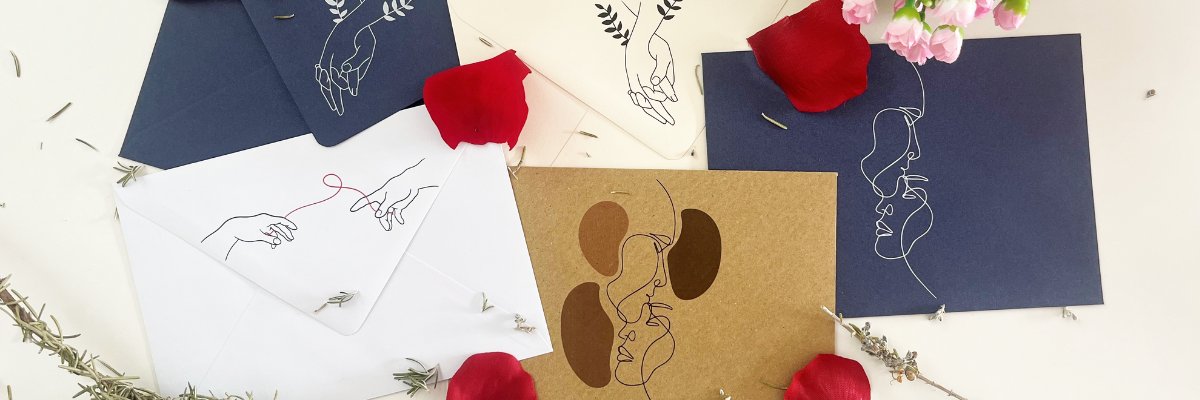 Valentine's day envelopes