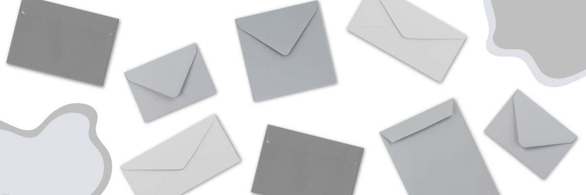 Grey envelopes