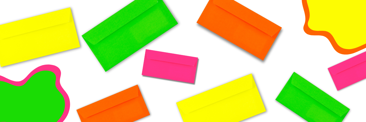 Neon envelopes