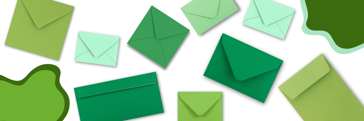 Green envelopes